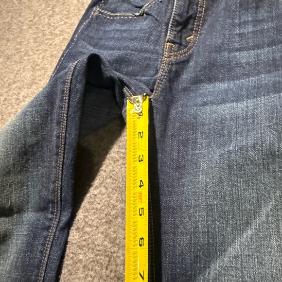 Levis 526 Slender Bootcut Y2K Jeans womens 6 blue stretch Flap Pockets western - Picture 8 of 13